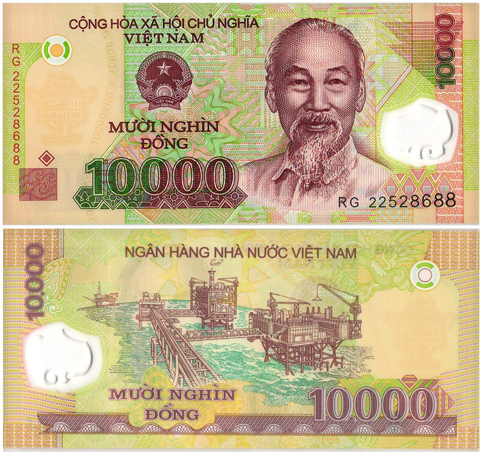 Vietnam 10,000-500,000 Dong 6 Pieces Set, 2003-2023, P-119n-124