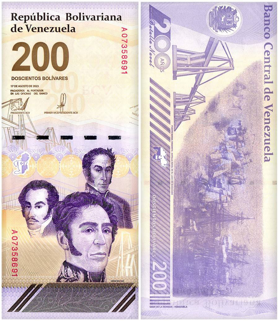 Uncirculated Venezuelan Currency Venezuela 500 Million Bolivar Soberano Banknotes 2023 - Lot Of 5 Uncirs, New, UNC Grade Foreign Currency - Foto 8